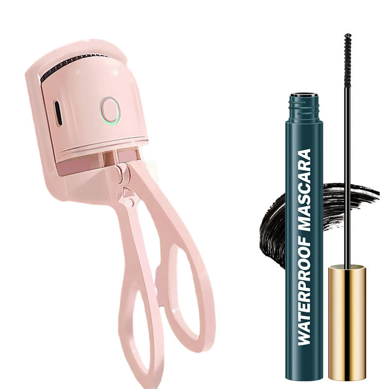 Heated Eyelash Curler, Electric Eyelash Curlers, USB Rechargeable Eye Lash Curler with Mascara