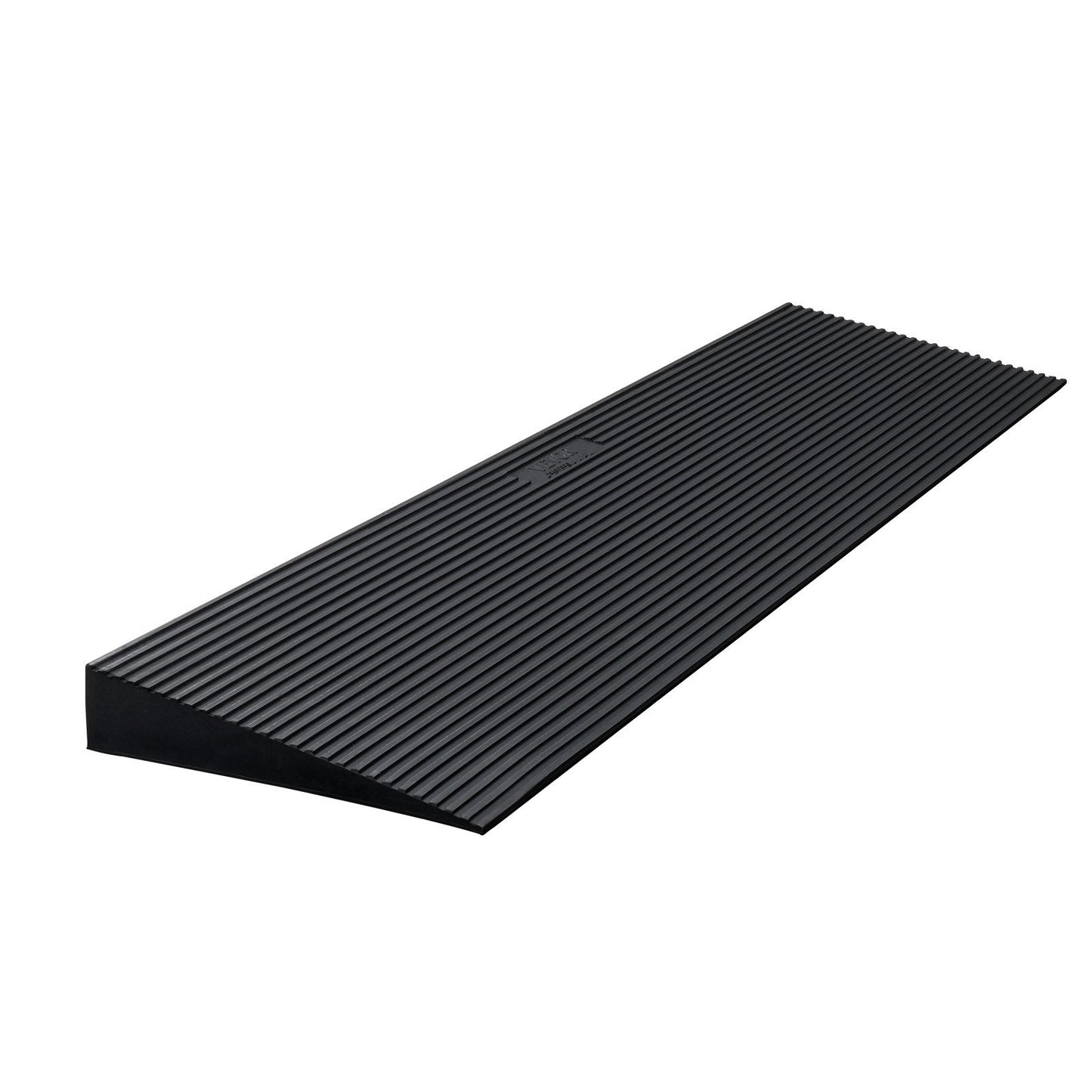 VEVOR Rise Cuttable Threshold Ramp for Sweeping Robot, 35.4" Wide Natural Rubber Wheelchair Ramp, Non-Slip Solid Rubber Ramp with Double-Sided Tape for Doorways, Driveways, Bathroom, Smooth Tile