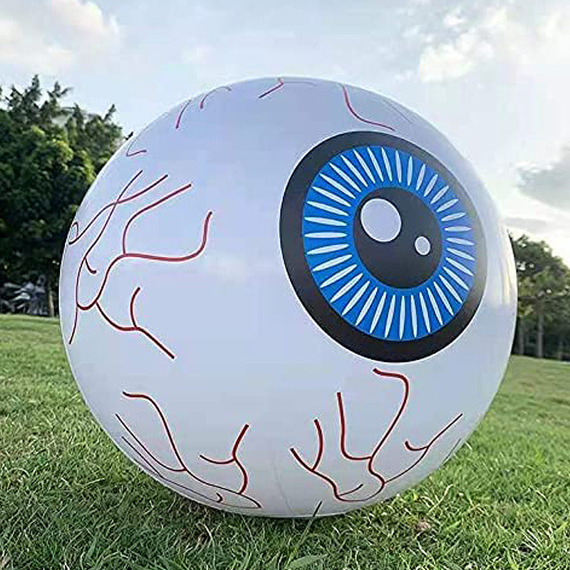 Inflatable Luminous Eyeball Inflatable Rechargeable Led Light Up Eyeball For Halloween