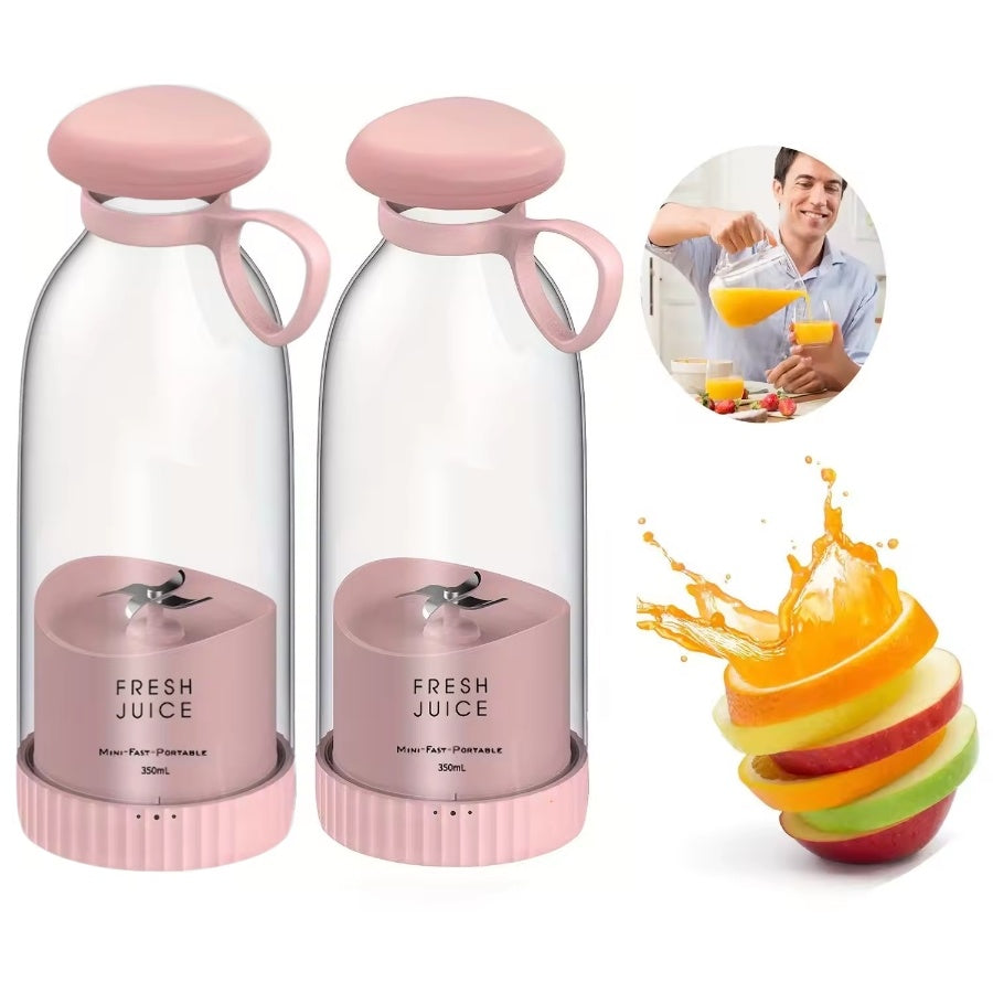 350ml Electric Juicer Blender Mini Portable Blender Bottle USB Rechargeable Fruit Mixers Juicers Multifunction Juice Maker Machine Food Milkshake Cup