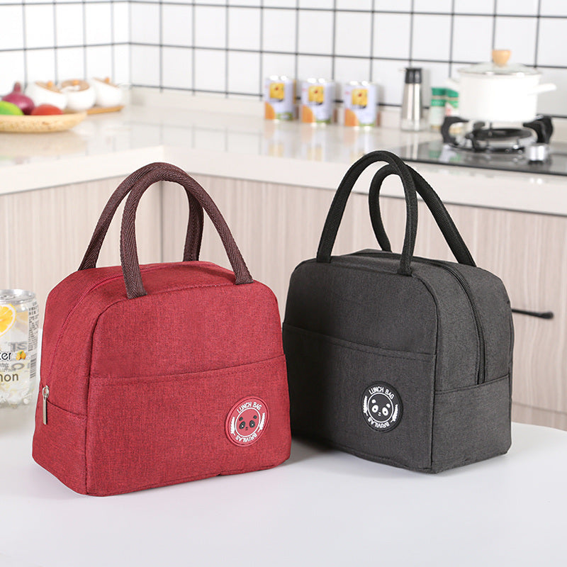 1pc Insulated Lunch Bag; Insulation Bento Pack; Aluminum Foil Rice Bag; Meal Pack; Ice Pack; Student Bento Lunch Handbag; Insulation Bag; Lunch Box Bag