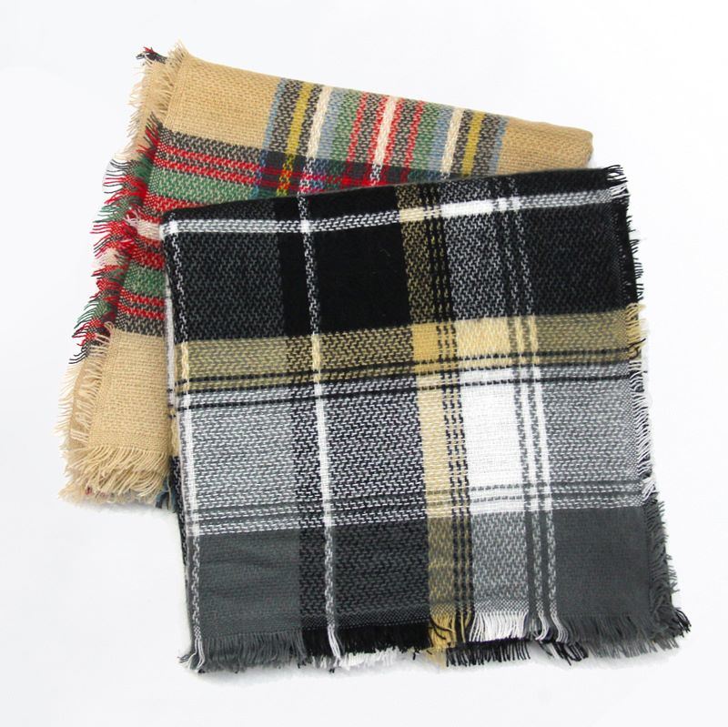 Classic Elegant Polyester Double-sided Square Scarf