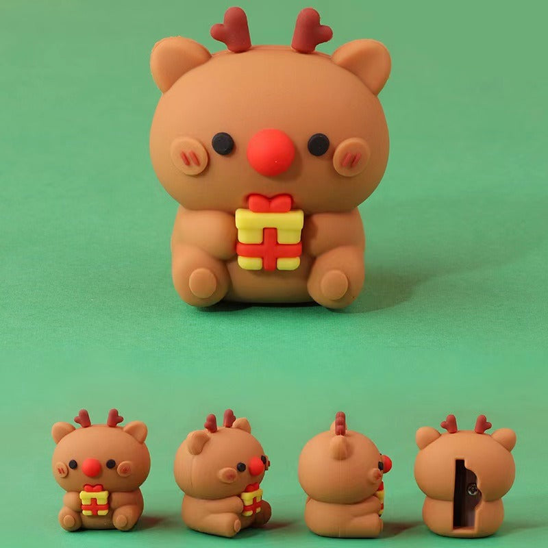 1pc Cute Christmas Pencil Sharpener