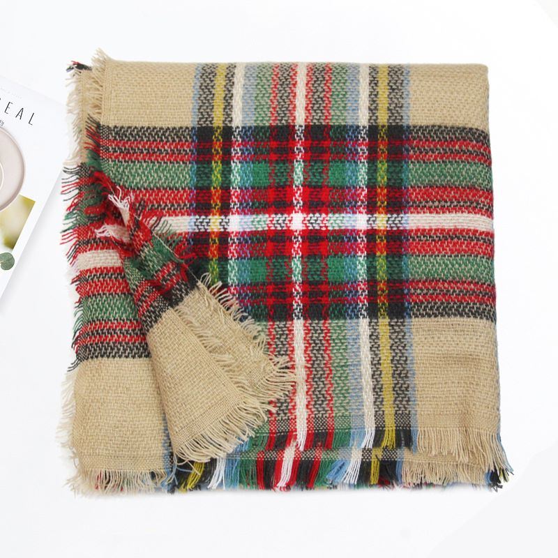 Classic Elegant Polyester Double-sided Square Scarf