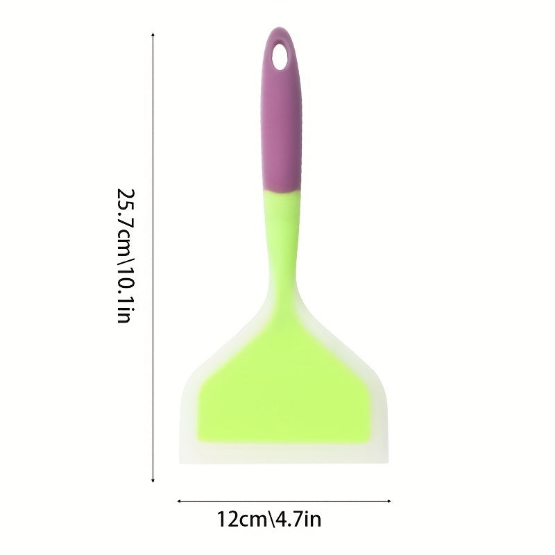 2pcs Random Color Silicone Pizza Cooking Tools Spatula; Kitchen Cookware Spatula