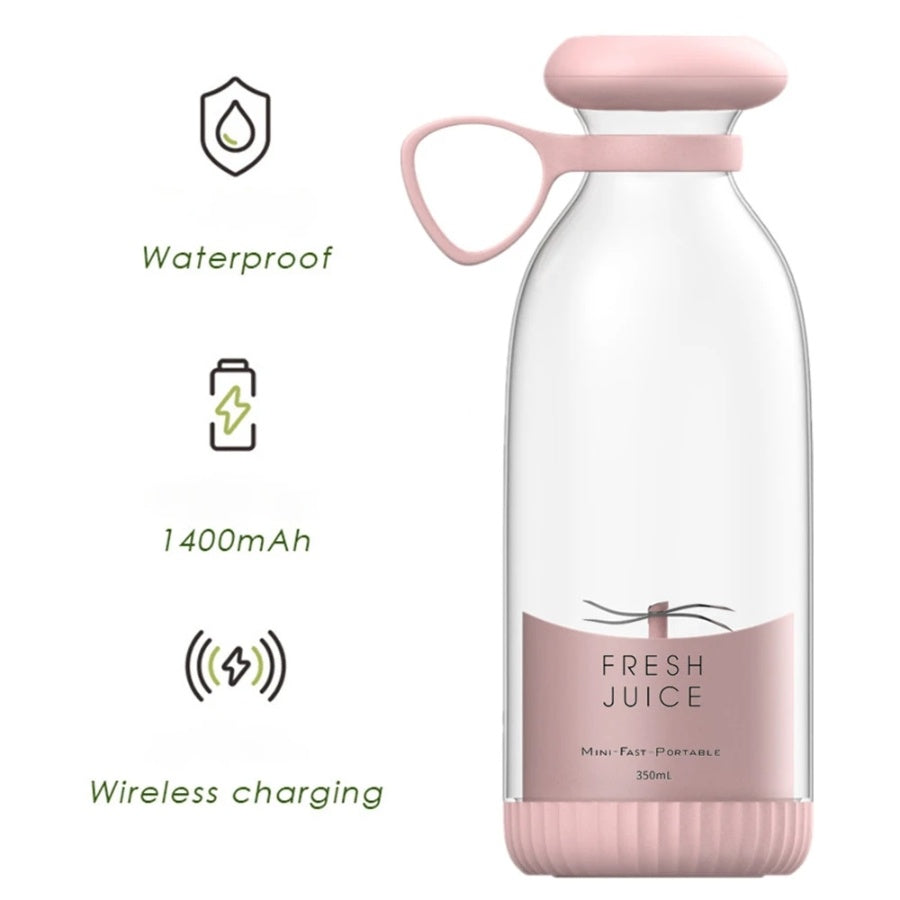 350ml Electric Juicer Blender Mini Portable Blender Bottle USB Rechargeable Fruit Mixers Juicers Multifunction Juice Maker Machine Food Milkshake Cup