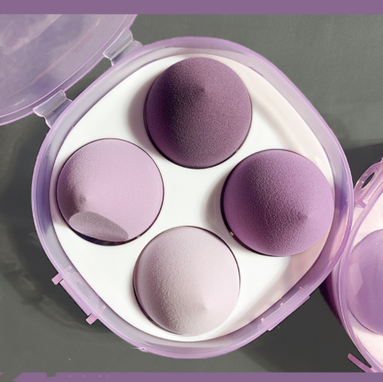 Beauty Egg Super Soft Makeup Special Do Not Eat Powder Dry And Wet Dual-Use Puff Sponge 4 Pcs