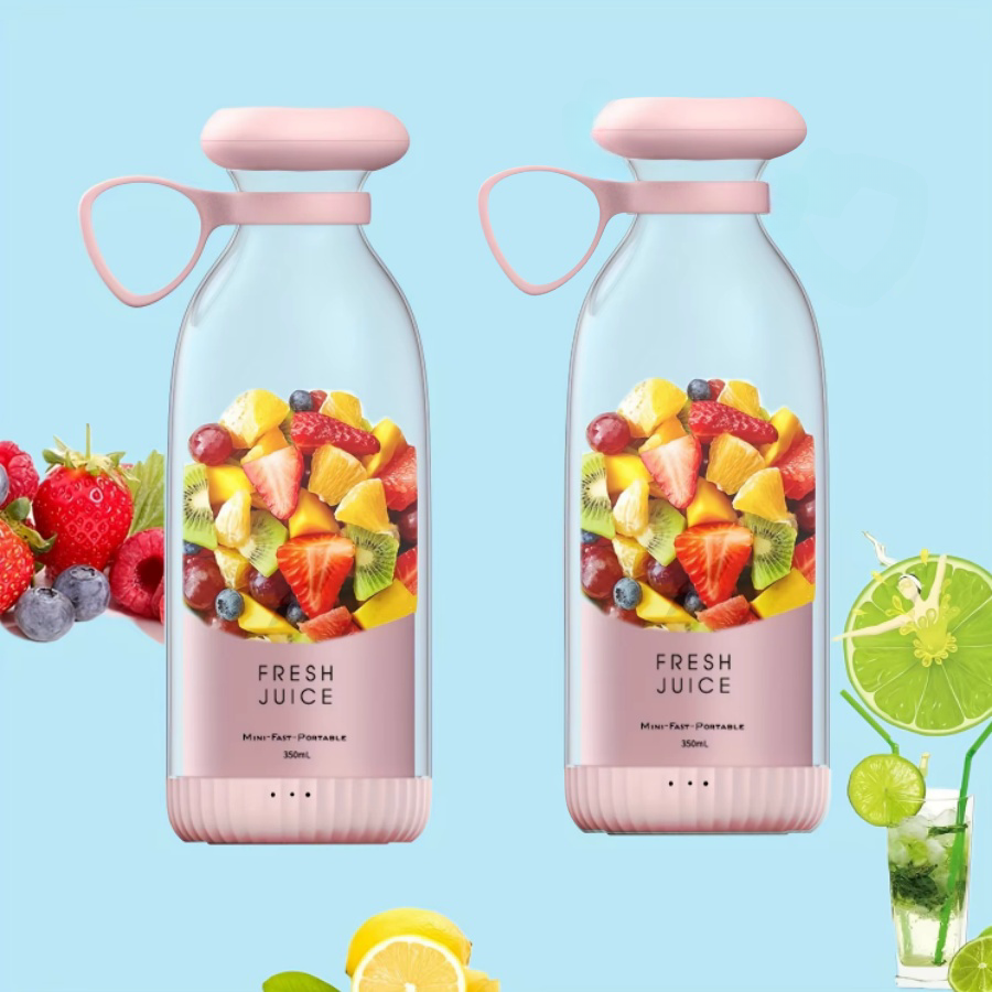 350ml Electric Juicer Blender Mini Portable Blender Bottle USB Rechargeable Fruit Mixers Juicers Multifunction Juice Maker Machine Food Milkshake Cup