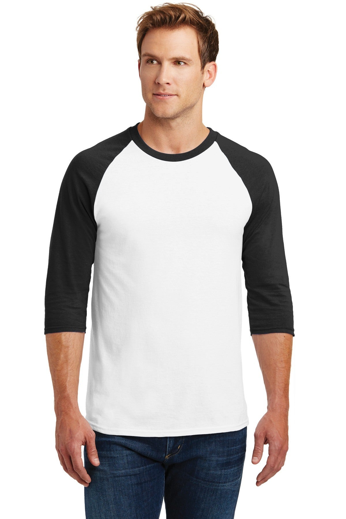 Gildan Heavy Cotton 3/4-Sleeve Raglan T-Shirt 5700