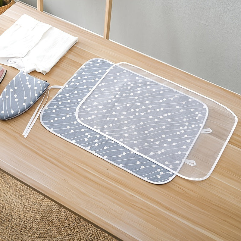 1pc Household Ironing Mat Folding Sponge Insulation Cloth Ironing Board Clothes Ironing Board Portable Ironing Board