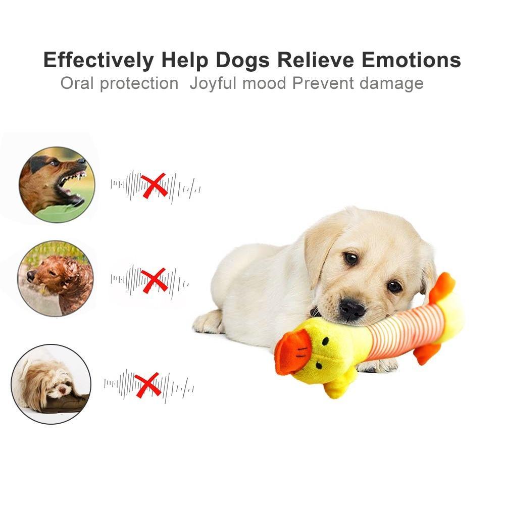 1PC Pet Chewing Toy Four-legged Long Pet Plush Squeaky Dog Toy Bite-Resistant Clean Dog Puppy Training Toy Pet Supplies