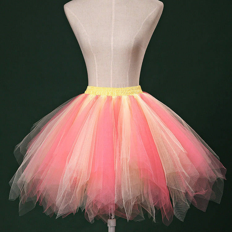 Women's Tutu Skirt Ballet Bubble Dance Skirts