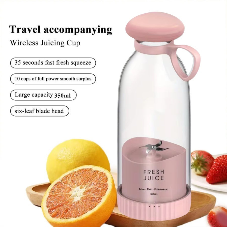 350ml Electric Juicer Blender Mini Portable Blender Bottle USB Rechargeable Fruit Mixers Juicers Multifunction Juice Maker Machine Food Milkshake Cup