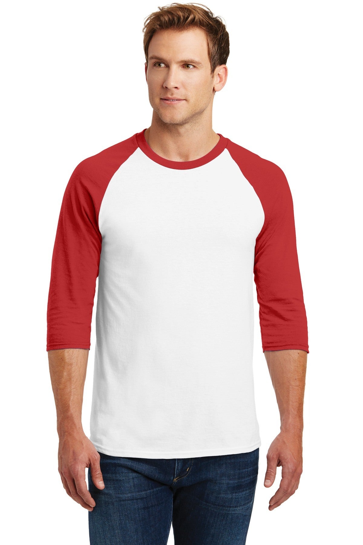 Gildan Heavy Cotton 3/4-Sleeve Raglan T-Shirt 5700