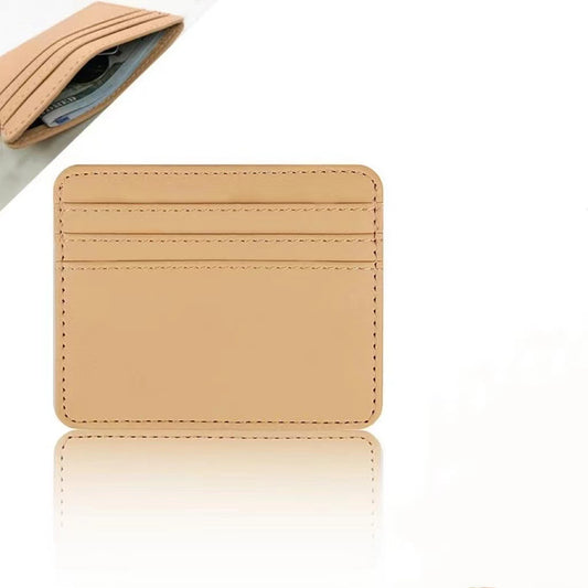 1pc PU Leather ID Card Holder Bank Credit Card Holder Multi Slot Slim Card Case