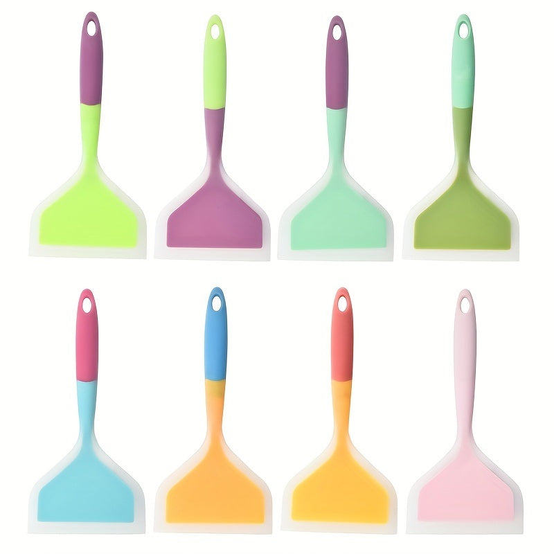 2pcs Random Color Silicone Pizza Cooking Tools Spatula; Kitchen Cookware Spatula