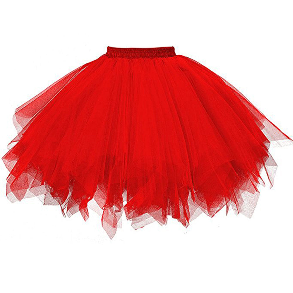 Women's Tutu Skirt Ballet Bubble Dance Skirts