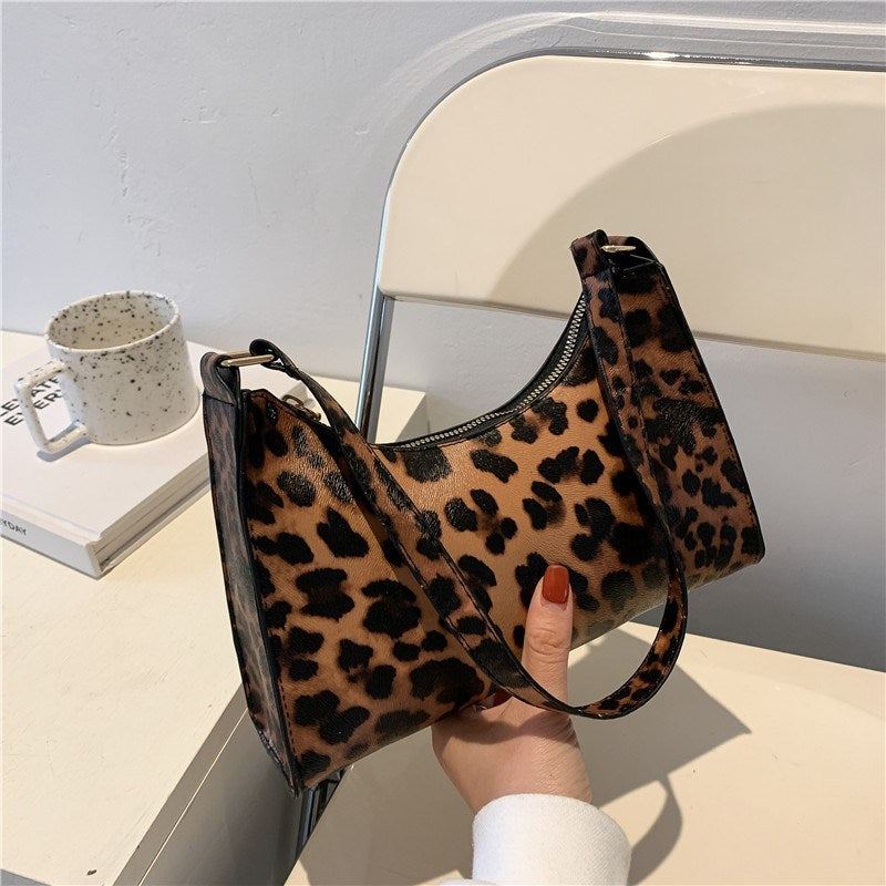 2022 Shoulder Bags for Women Fashion Zebra Print Women Luxury Handbag PU Leather Simple Underarm Shoulder Bags Totes Purse Pouch