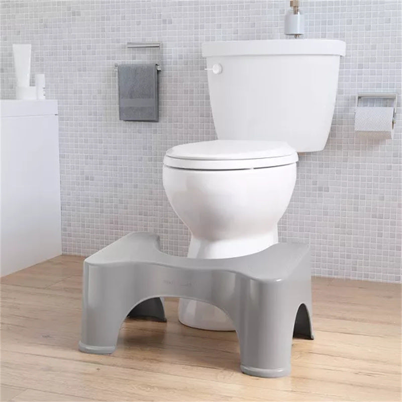 9" Step Stool Gray - Squatty Potty: Polypropylene, No Assembly, 250 lbs Max Load