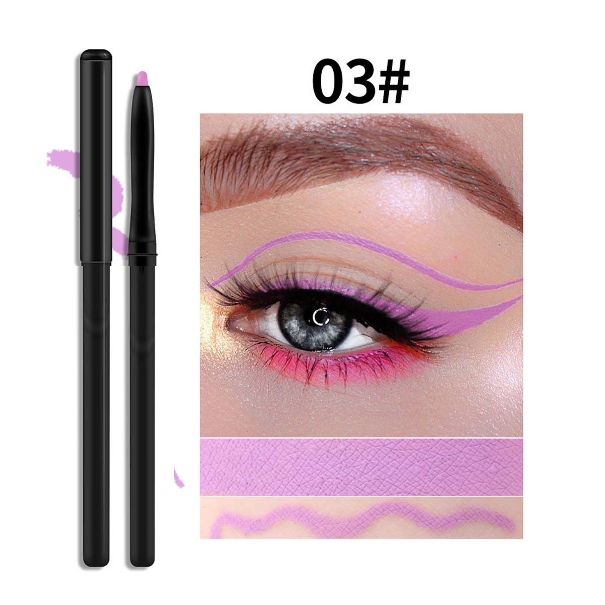 Color Eyeliner Waterproof Oil-Proof and Durable Eyeliner