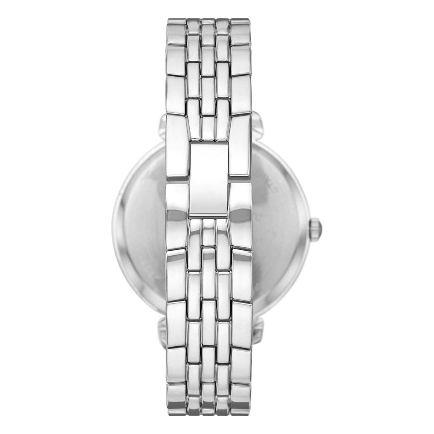 Time & Tru Women's Wristwatch Set: Silver Tone Watch & Bracelet Set (FMDXTT042)